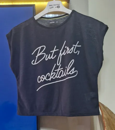 Blusa Feminina 'But First Cocktails' - Marisa