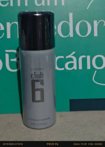 Espuma de barbear Eudora Club 6 200ml