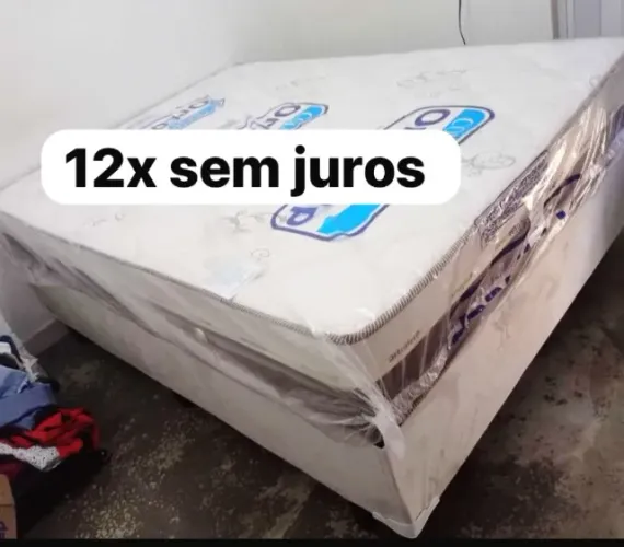 Cama box colchão d20 novo