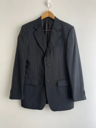 Blazer 48 Masculino azul Risca de Giz Empório Colombo