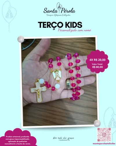 Terço Kids Personalizado