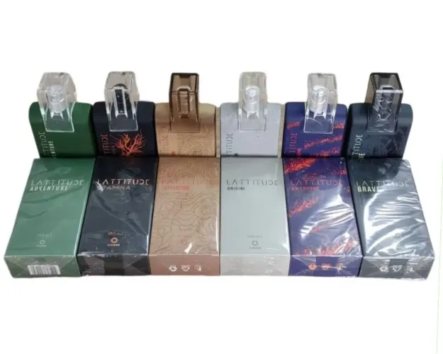 Kit de Perfumes Masculinos Latitude - 6 Fragrâncias