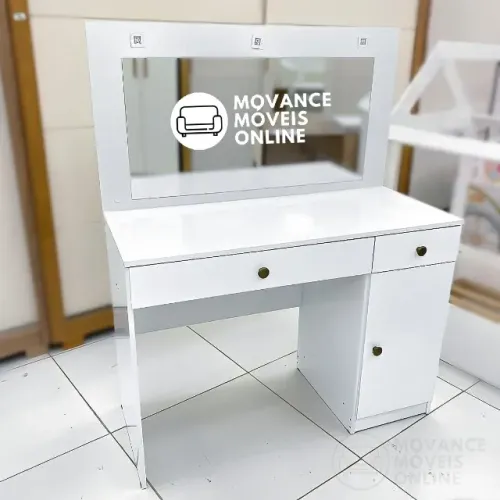 Penteadeira Camarim 2 Gavetas com Leds Nova