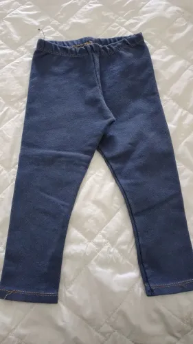 Calça legging Jeans Infantil - Mafessori 3 anos
