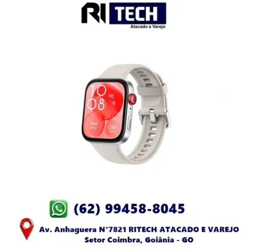 SmartWatch HUAWEI WATCH Fit 3 Tela AMOLED de 1,82" Design Ultra-fino