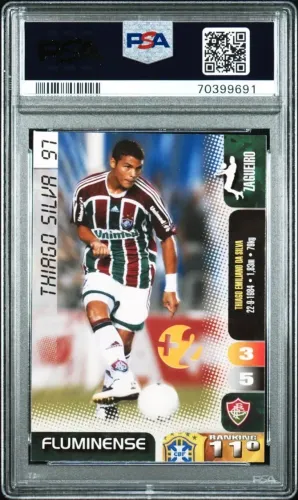 2008 Panini Footstar Thiago Silva Fluminense Psa 7 