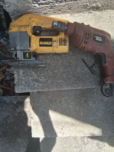 Tico Tico dewalt e furadeira Black e Decker