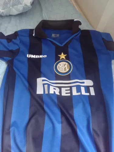 Camisa inter de Milão Ronaldo fenômeno retro 