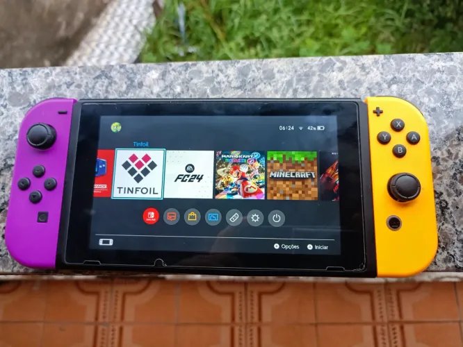 Nintendo Switch V2 destravado 128Gb