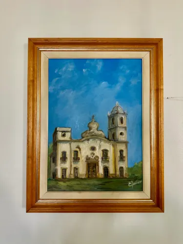 Óleo sobre tela Matriz emoldurado e assinado - 45 X 58cm