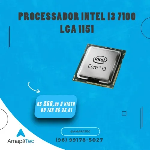 Processador Intel I3-7100 lga1151 OEM
