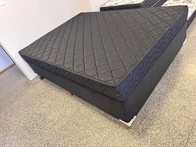 CAMA COM COLCHÃO D33 SELADO BOX NOVO
