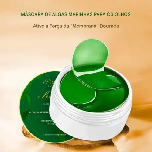 Máscara para Olhos com Algas Marinhas - Hidratação e Rejuvenescimento