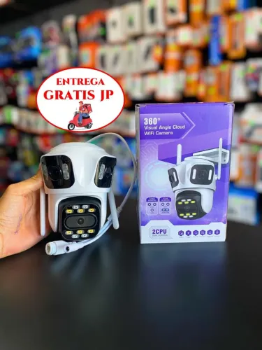 CÂMERA WIFI 3 LENTES EXTERNA A PROVA D?ÁGUA 360