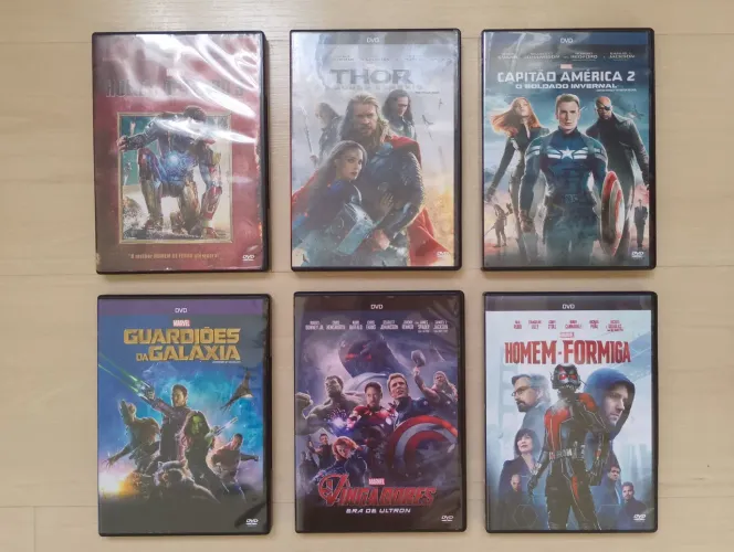 Coleção de filmes Marvel em DVD - FASE 2