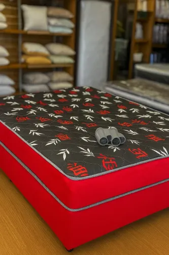 Cama box  Embalada casal espumada_