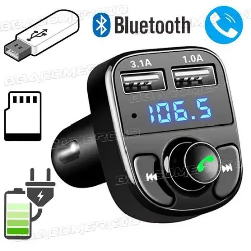 Adaptador Bluetooth Para Som de Carro - Frete Grátis