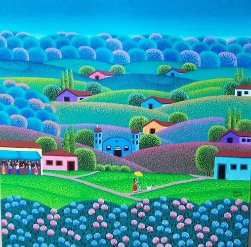 Robson barros tema paisagem compestre medida 30x30