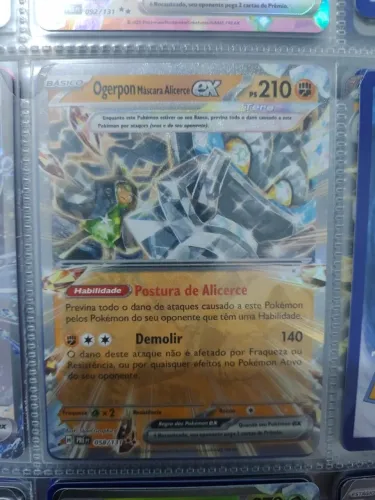 Pokémon - copag - Ogerpon Máscara Alicerce Ex - (058/131)