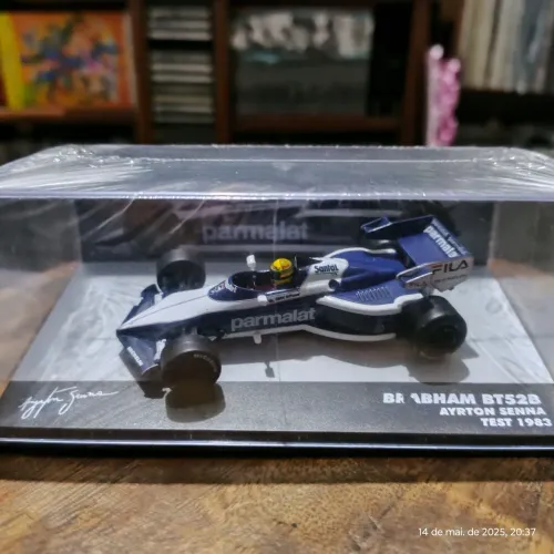 Miniatura Brabham BT52B Ayrton Senna Teste 1983