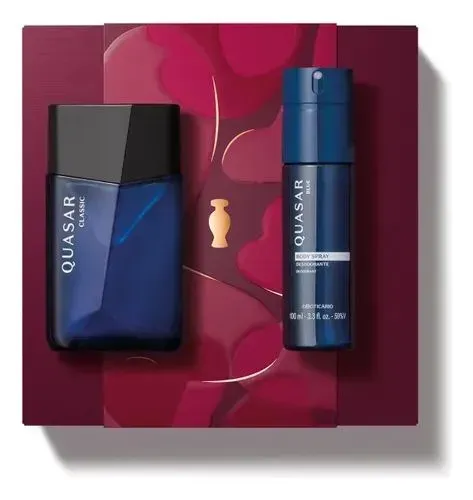 Kit Perfume Masculino Quasar Classic
