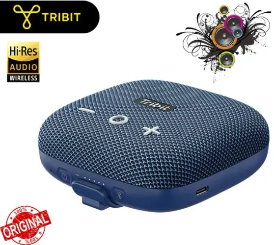 Alto-falante Portátil Tribit Stormbox Micro 2 Bluetooth 5.3 Azul Marinho Hi-end