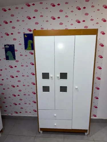 Guarda-Roupa Infantil Branco