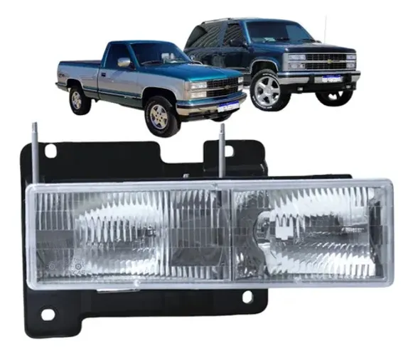 Farol Gm Silverado Superior 1993 94 95 96 97 98 99 A 2001 Ld