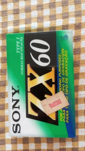 Fita K7 Sony ZX 60 Tipo I Normal Bias