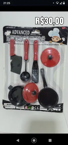 Conjunto de Brinquedos de Cozinha para Crianças