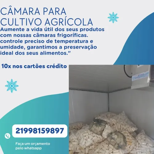 Câmara para Cultivo Agrícola - Preserve seus alimentos!