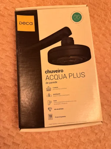 Chuveiro Acqua Plus Deca - Black Fosco