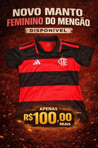 Nova camisa do Flamengo feminina 