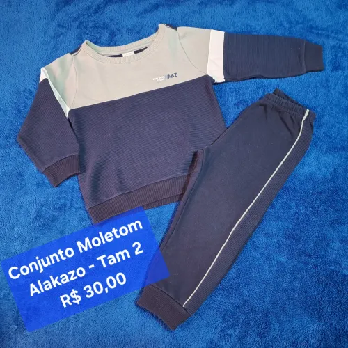 Moletom alakazoo tamanho 2 menino 