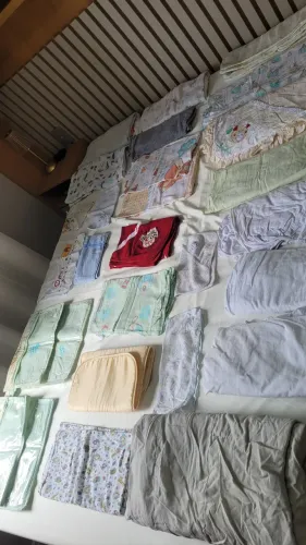 Cama e banho bebê 