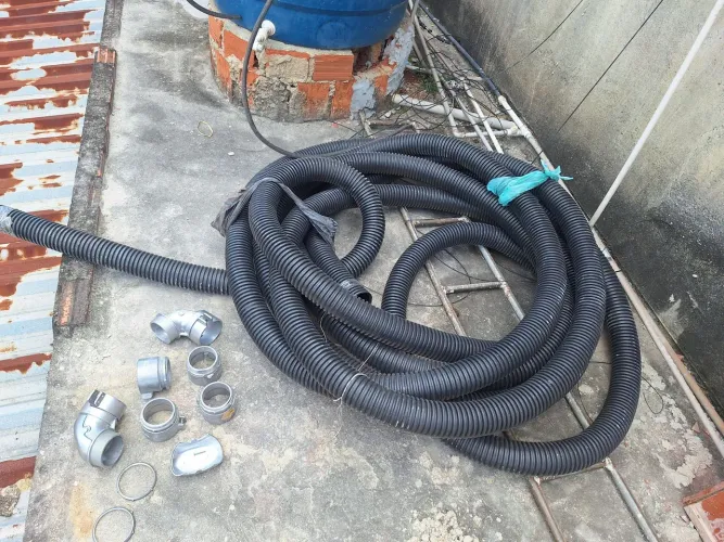 Duto Corrugado com guia 3" 50 metros