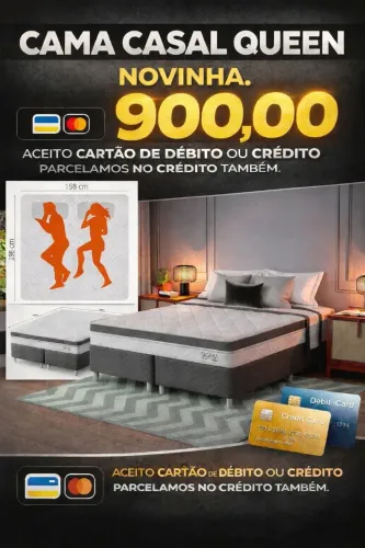 Cama casal Queen