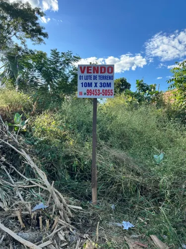 Vendo Lote 300m2 ( 10x30 ) próximo aos condomínios reserva do Norte bairro Santa Maria