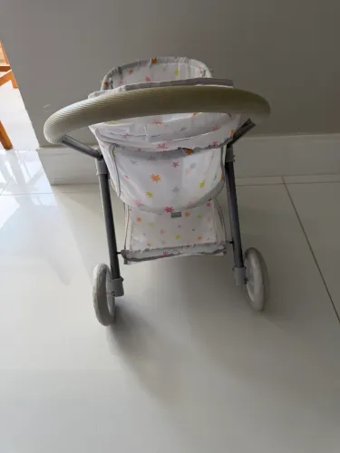 Carrinho de Bebê Conversível 3 em 1 para Bonecas