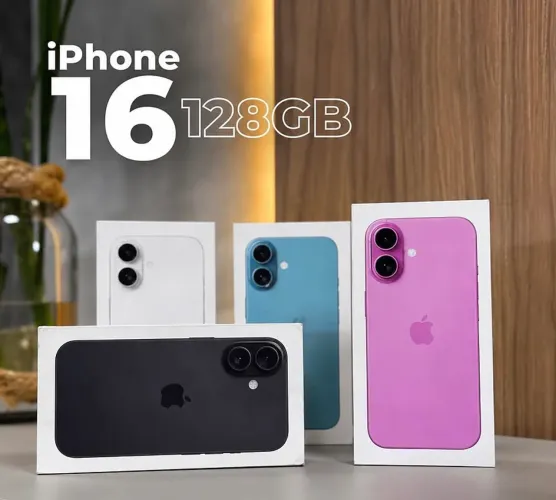 iPhone 16 128GB Lacrados 1 Ano de Garantia!