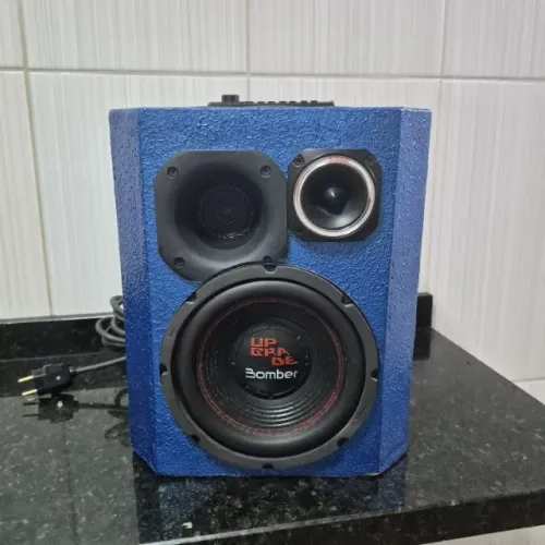 Caixa de Som Trio Bomber Customizada - Som Forte e Graves Pesados - Impecável - Entrego Ho