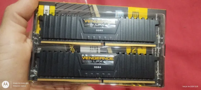 Memória ram DDR4 2X8 16Gb 2133Mhz