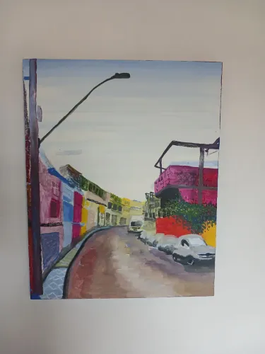 (Rua do valao) p. Oleo sob tela