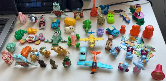 48 brinquedos kinder bueno anos 90