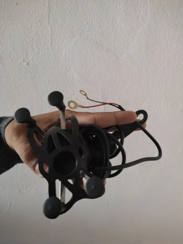 Mochila para entrega e suporte de celular para moto com carregador