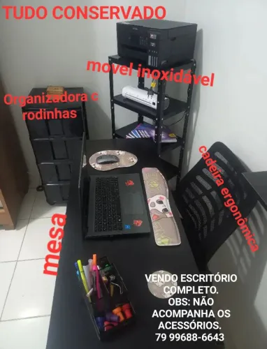 VENDO ESCRITÓRIO COMPLETO (acessórios não incluso)