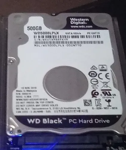 HD interno Western Digital WD Black WD5000LPLX 500GB