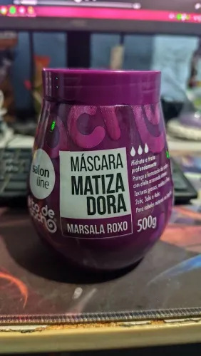Máscara matizadora MARSALA ROXO 500g Salon Line