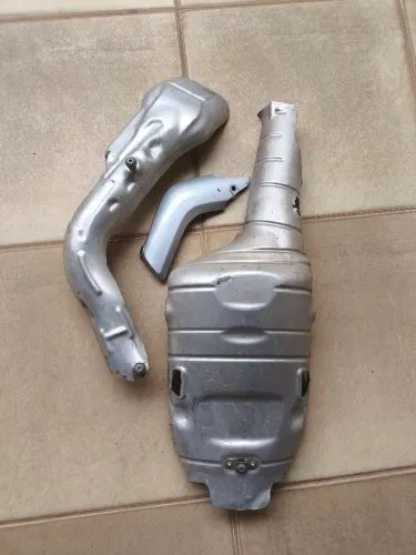 Protetor Térmico Escapamento Original Honda CBR 600RR 2007 a 2012 (Kit Completo)