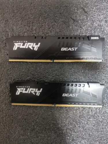 Memória RAM Kingston FURY Beast 32GB (2x16GB) DDR5 4800MHz CL38